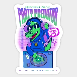 Party Predator Sticker